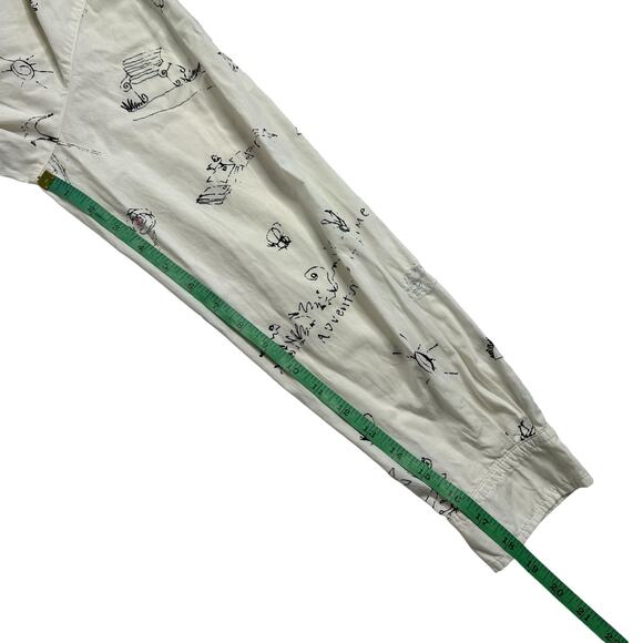 CHICOS Paint Yourself An Adventure Art To Wear Button Up Shirt Size Large (2) - Picture 9 of 9